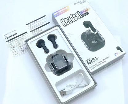 Air 31 TWS Wireless Earbuds – Clear Sound & Long Battery