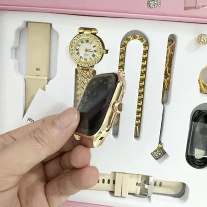 A58 Plus Smart Watch Gift Sets 6 IN 1